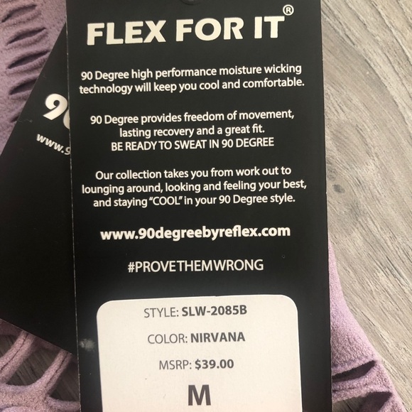 90 Degree By Reflex Cutout Cropped Seamless Top - Picture 13 of 15